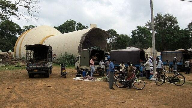The final phase of the Sri Lankan civil war, which caused extensive damage to civilian infrastructure.