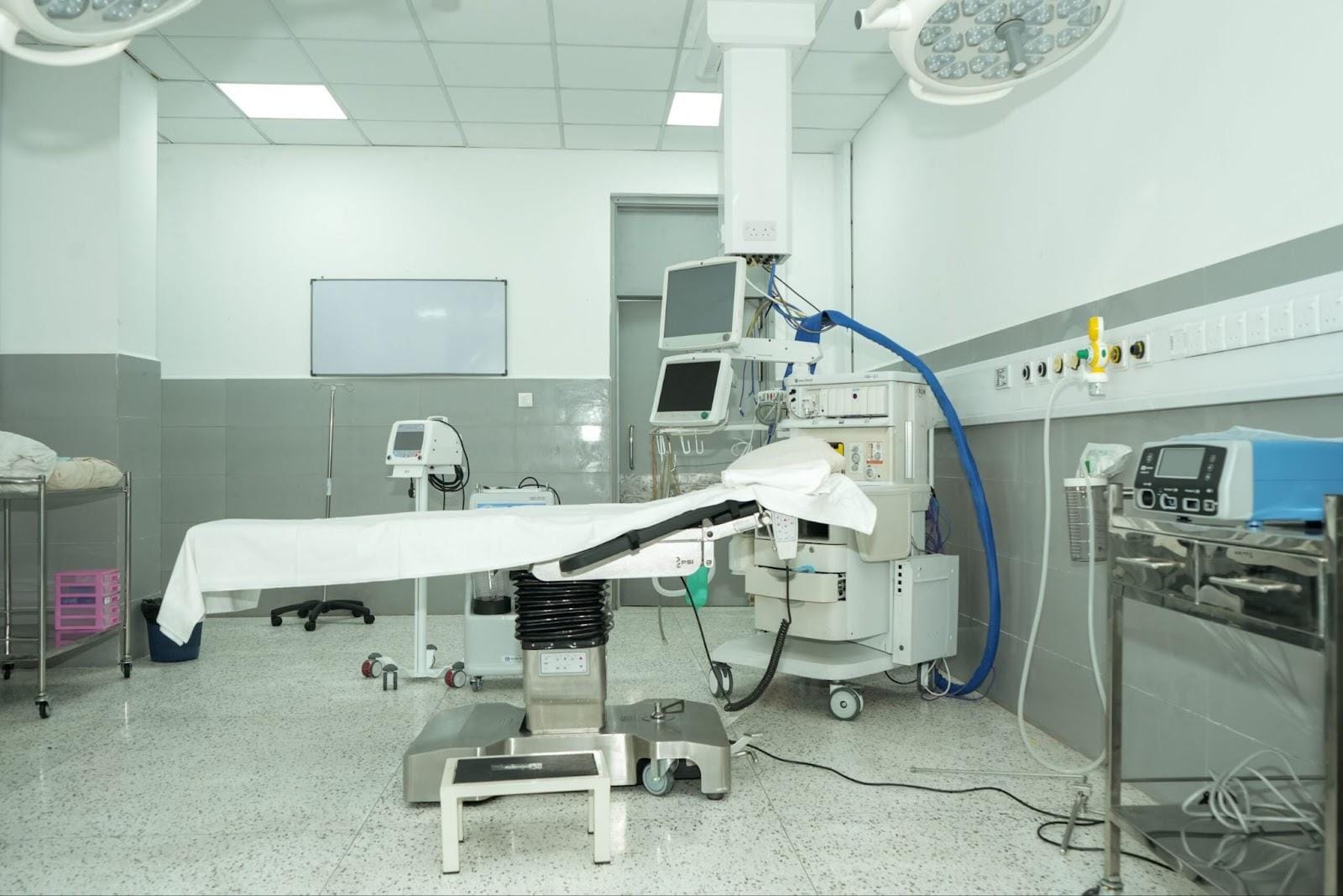 Interior of the Day Surgery Unit, designed to facilitate same-day surgical care.