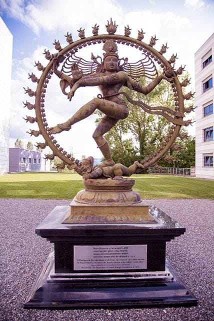 The Natarajah statue in CERN, Geneva Switzerland