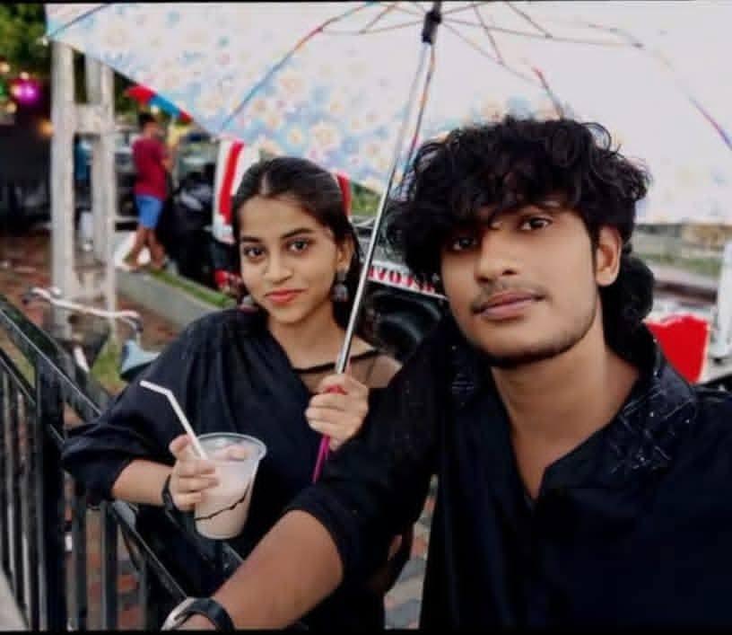 Suvidhiya, daughter of Dr. Thayalini Thileepan, with her legally married husband, Thivakar.