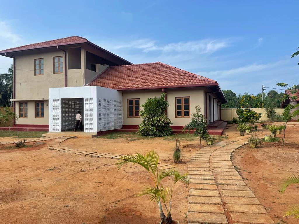 Kudil, a rehabilitation facility for people with severe mental illness, built by IMHO in Tellipalai, Jaffna.