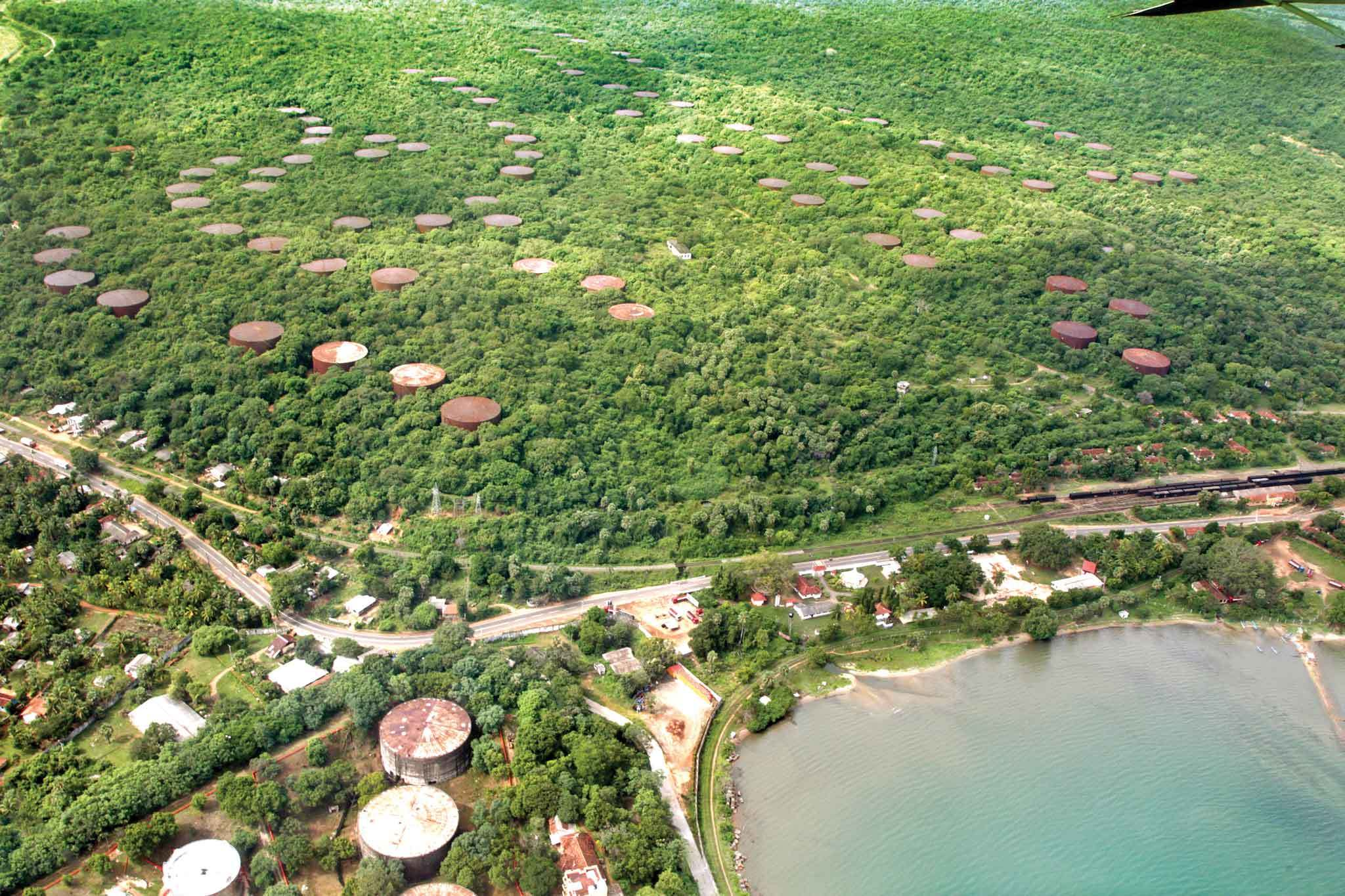 Trincomalee Oil Tank Farm in Sri Lanka