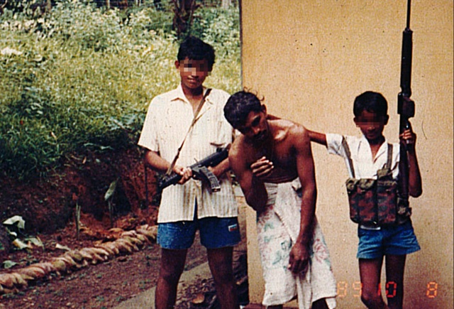 A scene at the Batalanda Housing Scheme in 1989