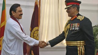 Fonseka Says Mahinda Rajapaksa Deserves Hanging; SLPP Hits Back, Calls Him a Dog